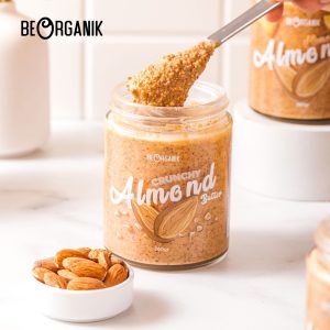 Beorganik Roasted Almond Butter / Selai Almond 260Gr (Unsweetened, Gluten Free,Vegan)